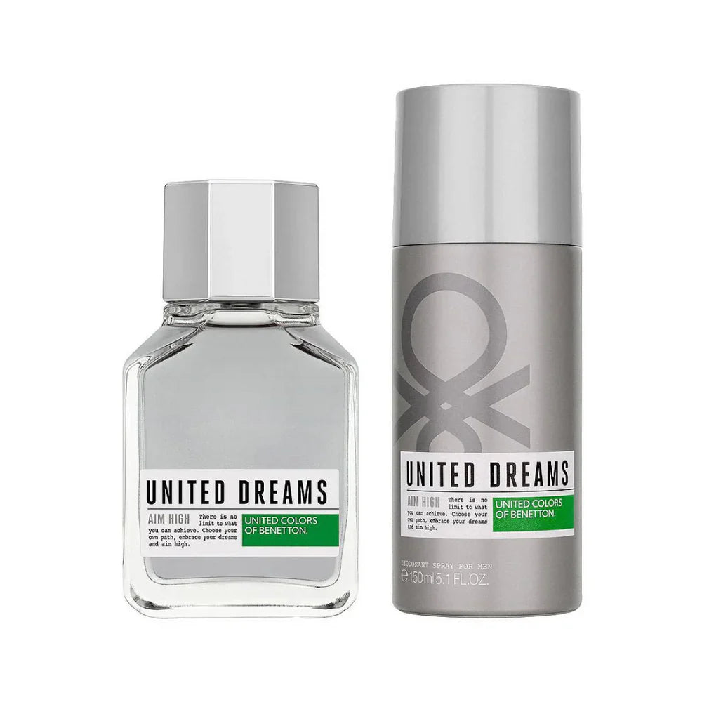 Benetton United Dreams Aim High For Men Set Edt 100Ml+Deodrant 150Ml