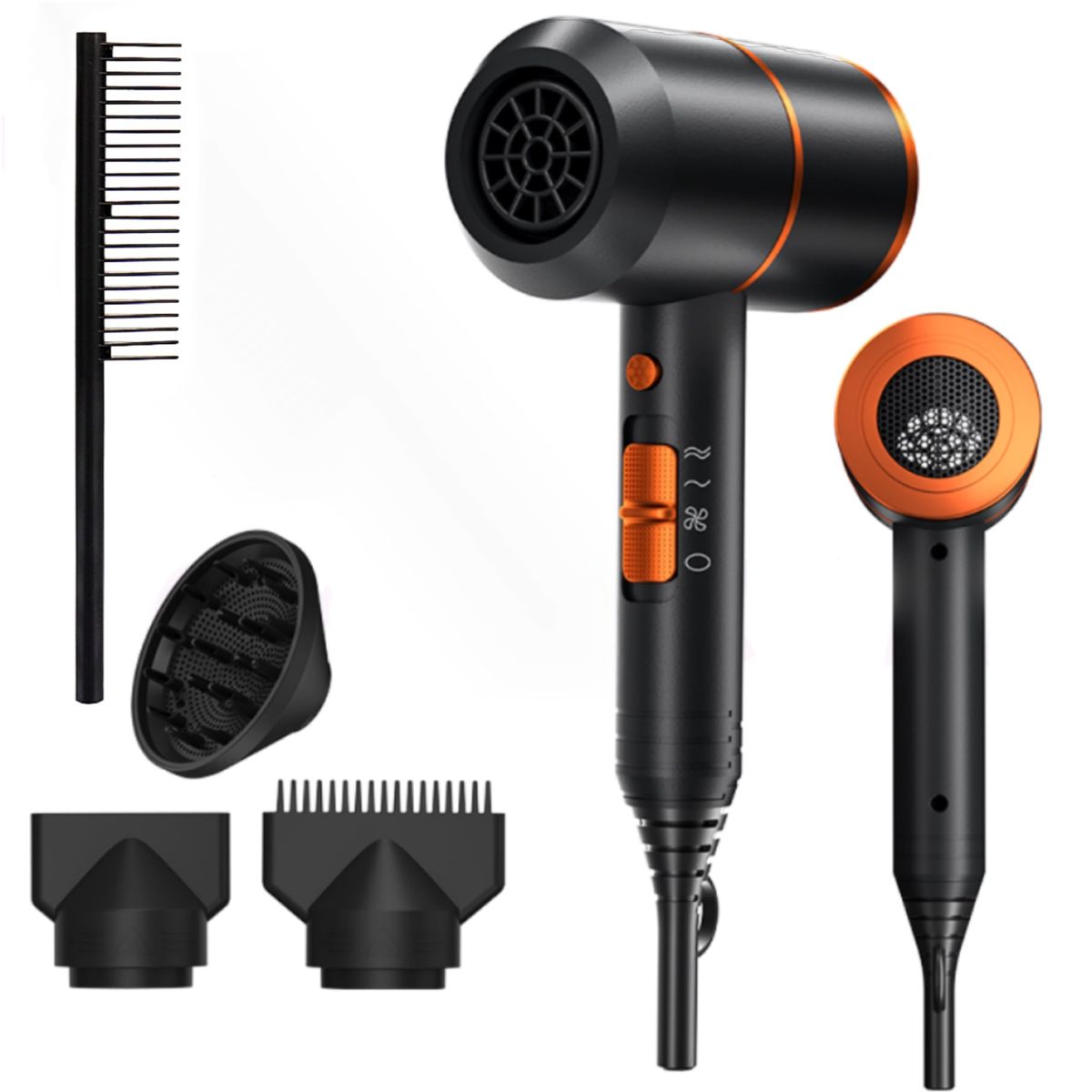 Professional Hair Dryer - 3000W Professional Ionic Stylish Hair Dryer with Over Heat Protection Nozzles,Powerful Blow Dryer for Fast Drying,Compact & Lightweight Travel Portable
