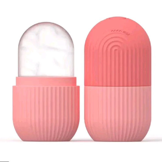 Silicone Ice Roller Facial Massage for Cryotherapy - Beauty Skin Care Massage for Collagen Regrowth & Skin Strengthening - Enhance Your Natural Glow/Reusable Facial Treatment to Tighten & Tone Skin & De-Puff The Eye Area