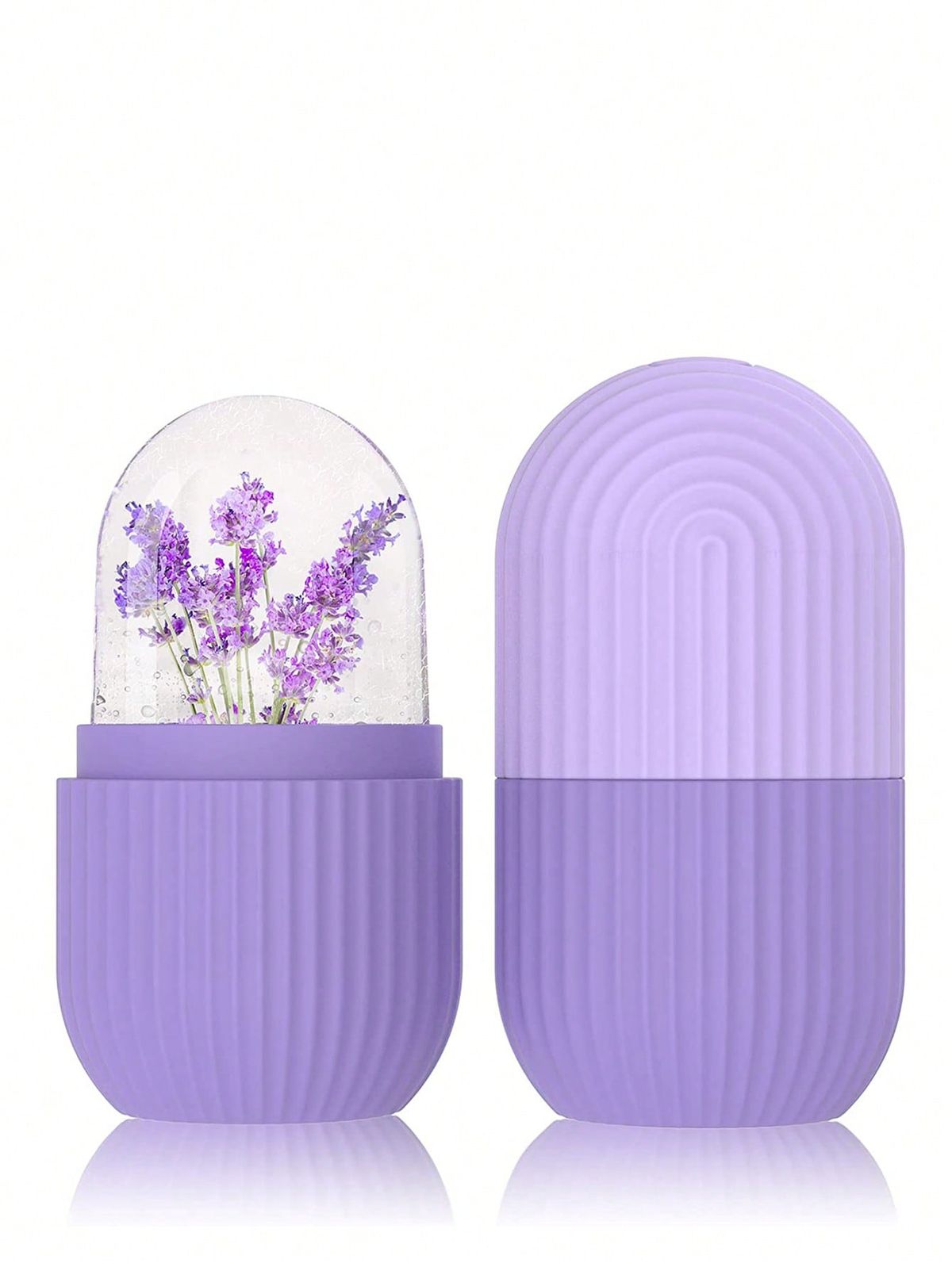 Silicone Ice Roller Facial Massage for Cryotherapy - Beauty Skin Care Massage for Collagen Regrowth & Skin Strengthening - Enhance Your Natural Glow/Reusable Facial Treatment to Tighten & Tone Skin & De-Puff The Eye Area