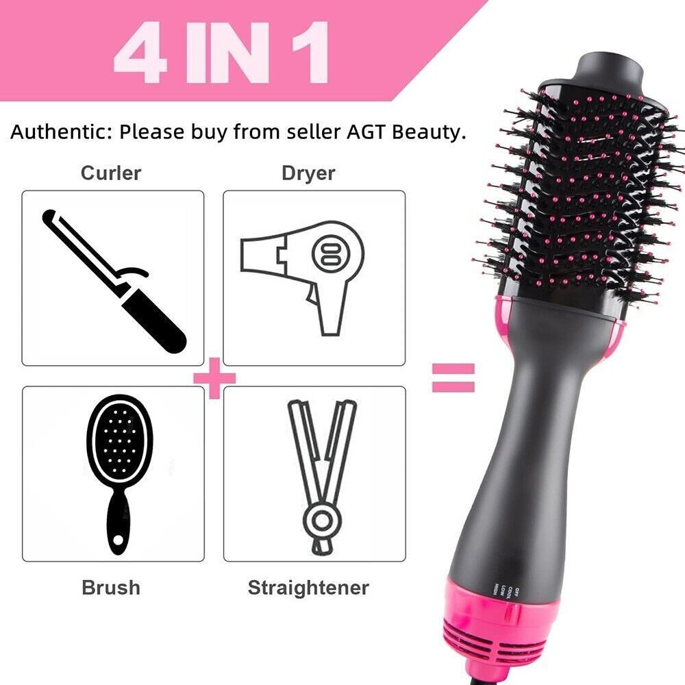 SP Dealz Hair Dryer Brush 3-in-1 Hot Air Brush Hair Brush