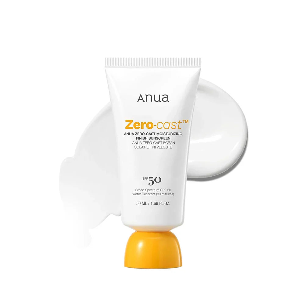 Anua - Zero Cast Moisturizing Finish Sunscreen SPF50+ - 50ml